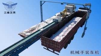 小袋裝車-機械手裝車機